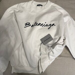 Balenciaga Logo Crewneck